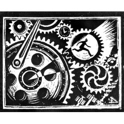 naszywka - Drooker "Gears"