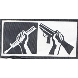 naszywka - złamany karabin